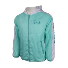 J826 Supply horn sleeve zipper hooded jacket varnish cloth health food 褛 褛 supplier J826 Supply horn sleeve zipper hooded jacket varnish cloth health food 褛 褛 supplier